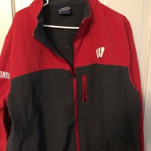NWOT Mens Wisconsin Badger Shell Jacket